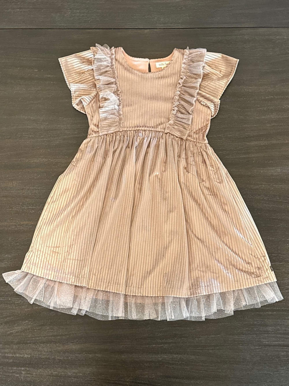 Matilda Jane Girls 8 Rose Gold Dress